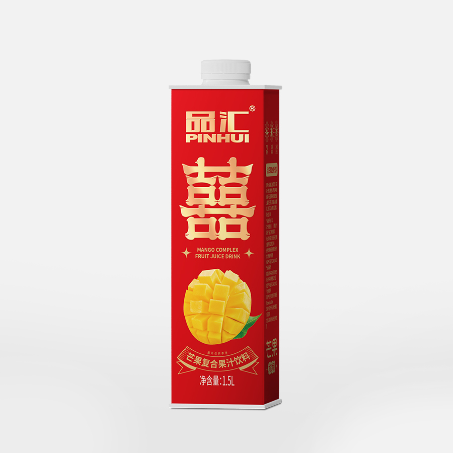 1.5L盒裝喜字芒果